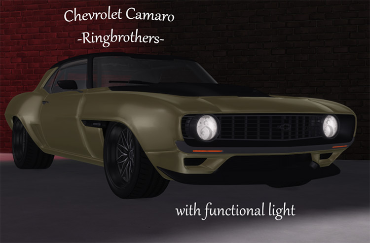 Chevrolet Camaro “Valkyrja” (2019) Sims 4 CC