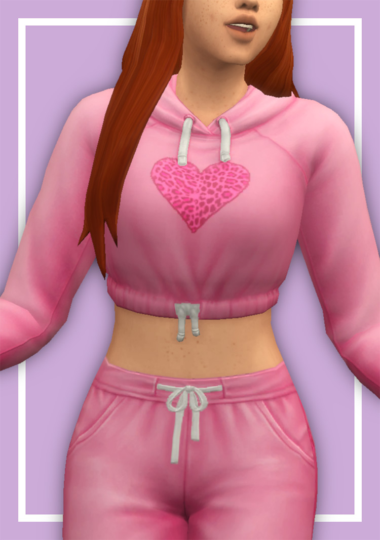 Discover University Gym Outfit like Juicy Couture (sixam-hearts) / Sims 4 CC