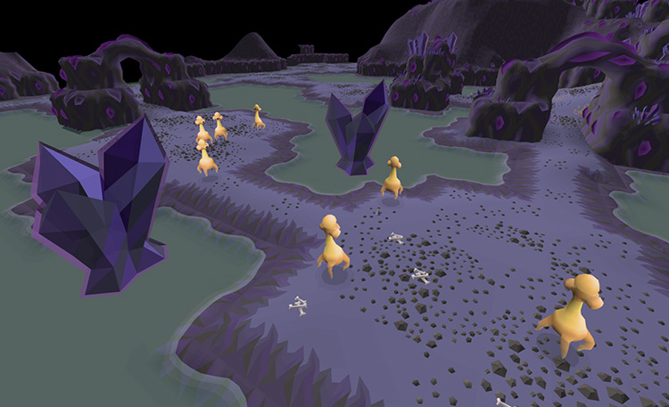 Monsters (dust devils) in the Catacombs of Kourend / OSRS
