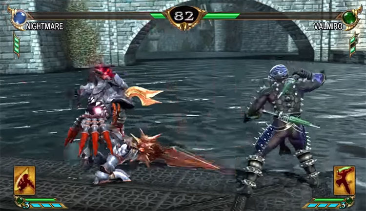 Soulcalibur IV gameplay screen