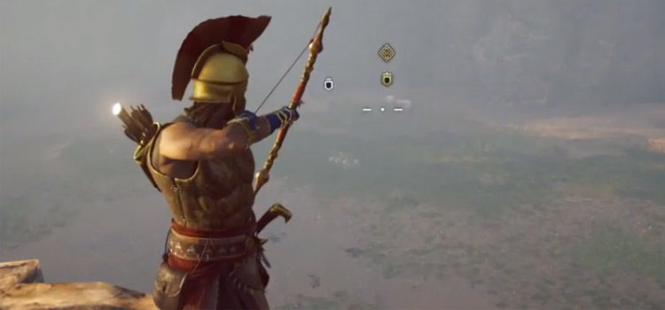 AC Odyssey, screenshot of archery bow weapon