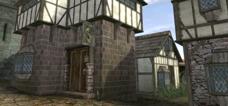 Morrowind world exterior of home, modded screenshot