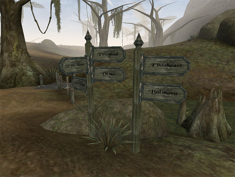 Real Signposts for Morrowind