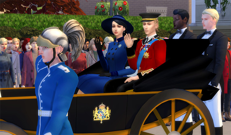 Horse Drawn Carriage Pose Pack / TS4 CC