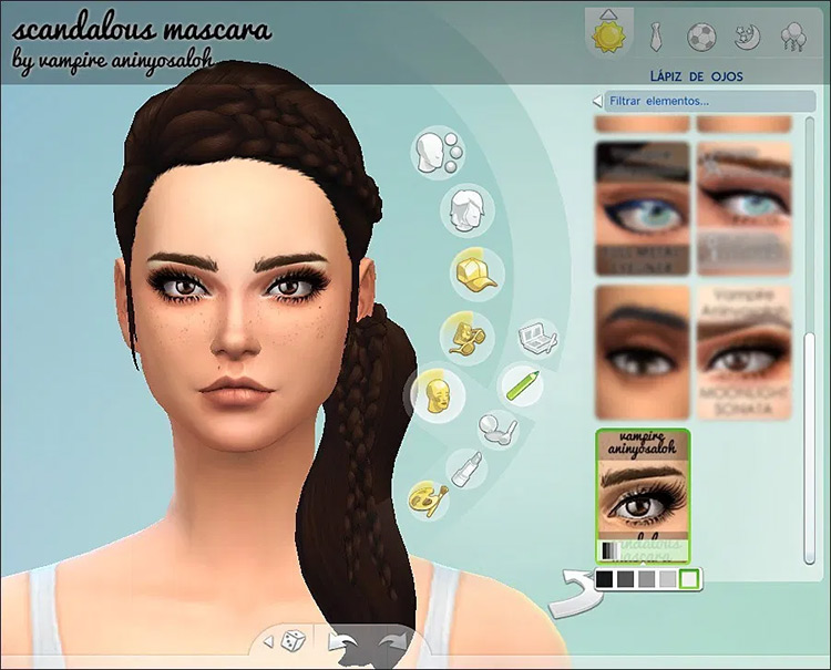 Scandalous 5 Mascaras Sims4