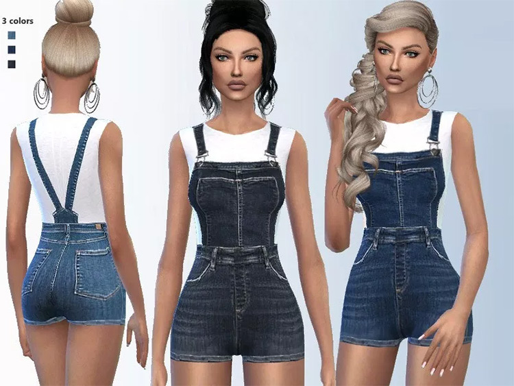 Denim Outfit Sims4 mod