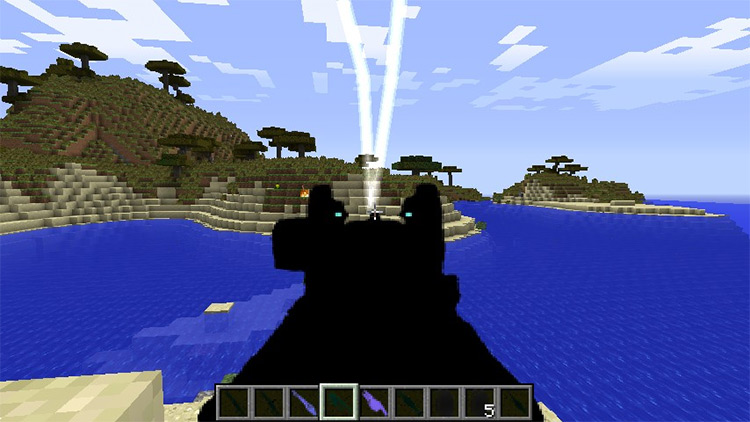 Crysis weapons in Minecraft