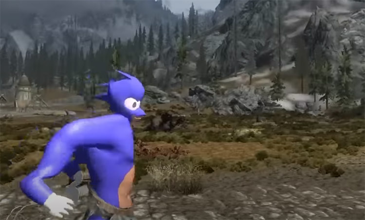 Crimes Against Nature Sonic Mod for Skyrim