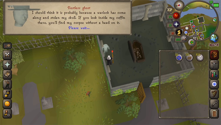 Restless Ghost OSRS Quest