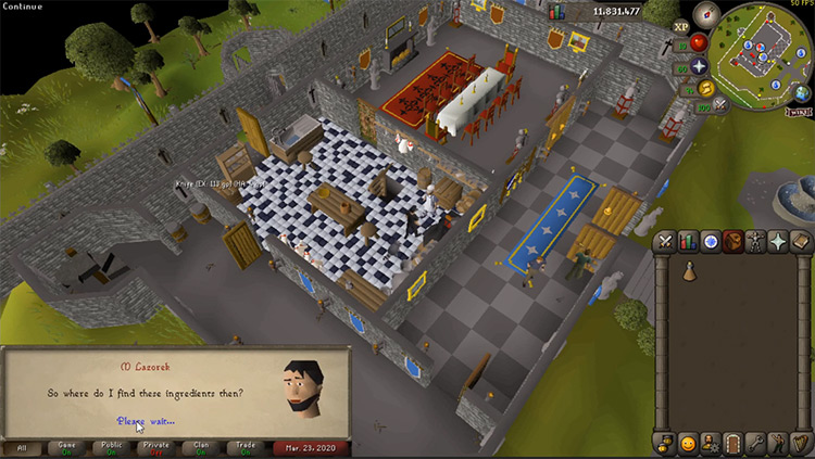 Cook's Assistant OSRS game screenshot