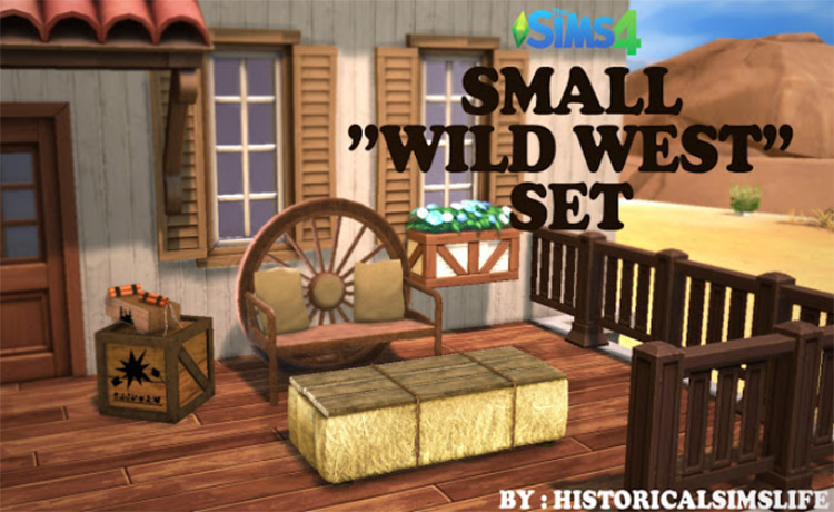 Small ‘Wild West’ Set TS4 CC