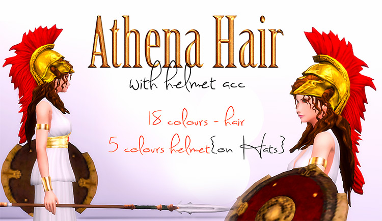 Athena Hair TS4 CC