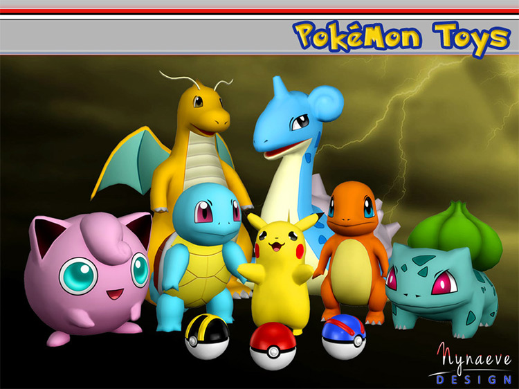 Pokémon Toys - Sims 4 CC