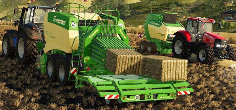 Straw Addon Baler Mod for Farming Simulator 19
