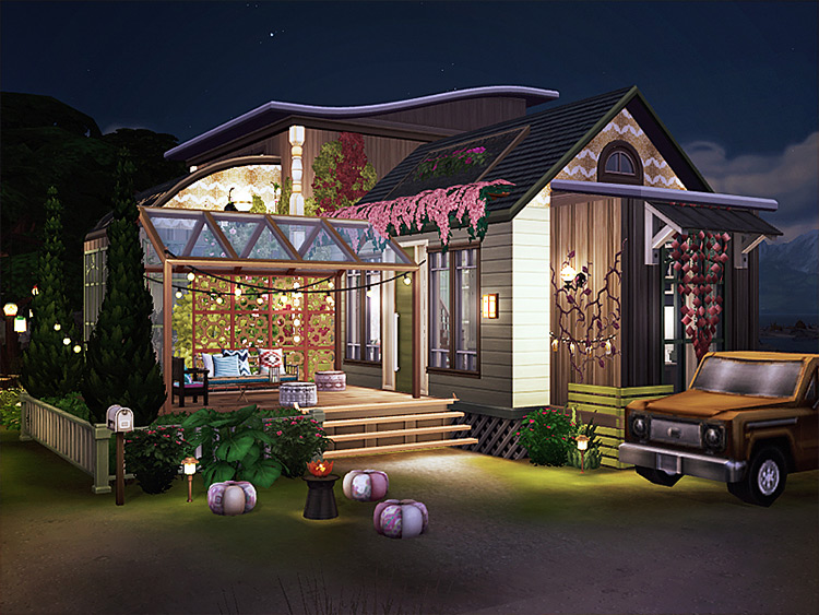 Gino Boho Cottage for The Sims 4