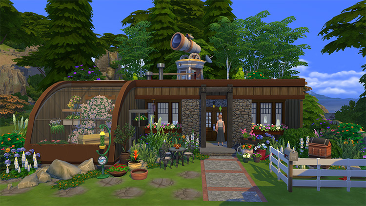 The Berm Cottage in Sims 4