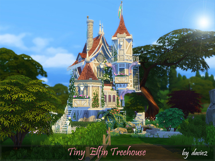 Tiny Elfin Treehouse Lot