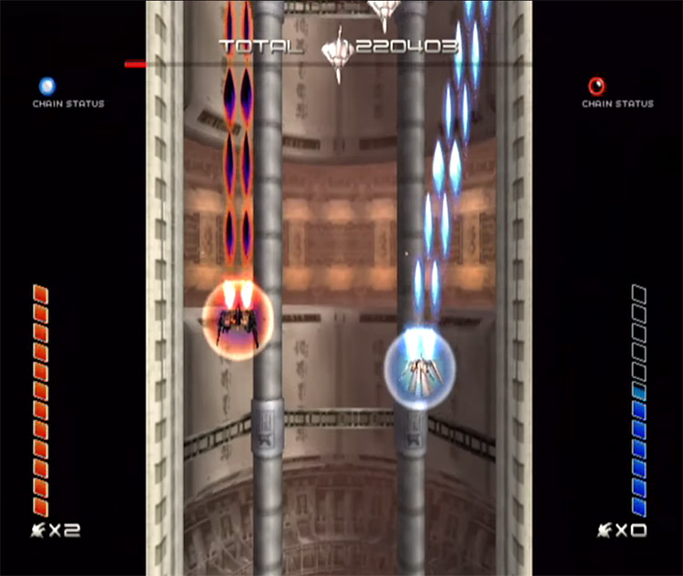 Ikaruga 2003 game screenshot