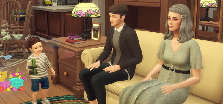 Sims 4 Grandma and Grandpa with Grandchild