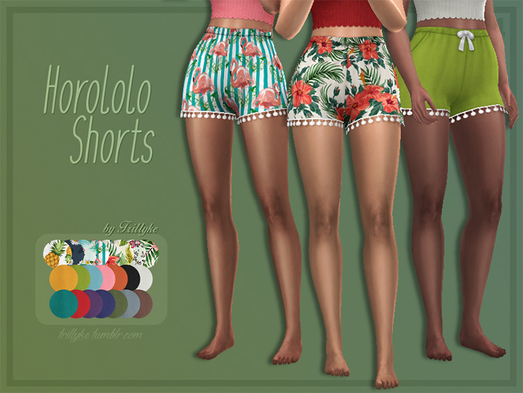 Horololo Shorts for The Sims 4
