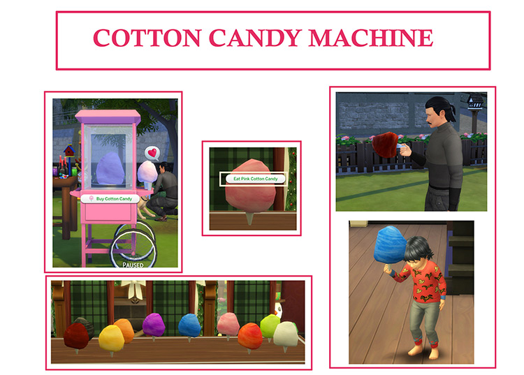 Cotton Candy Machine / Sims 4 CC