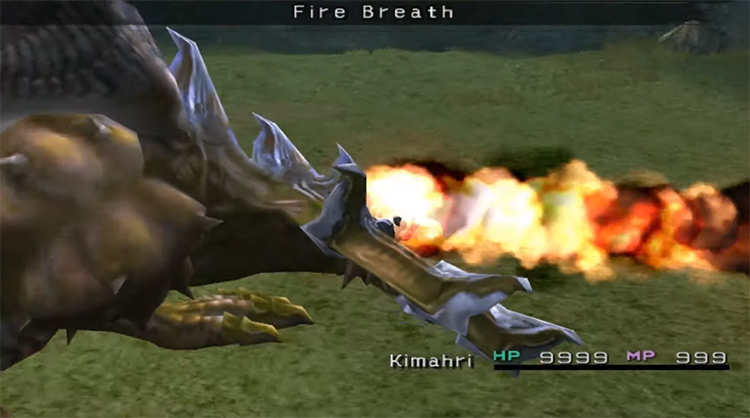Kimahri's Fire Breath / FFX screenshot