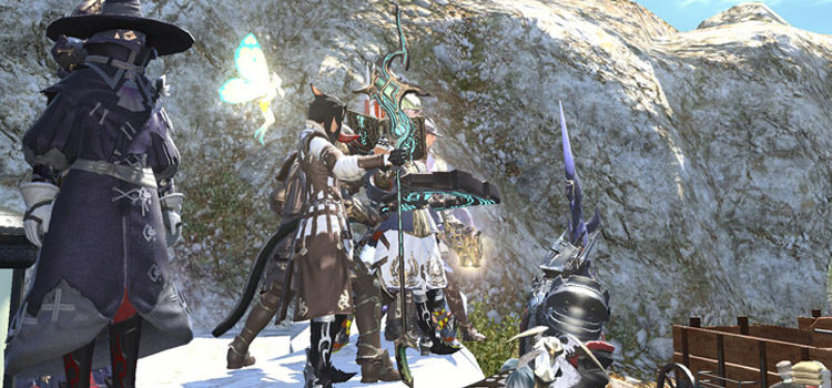 FFXIV Party with WHM using Allagan Cane