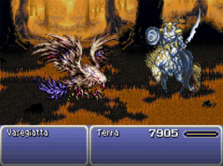 Odin esper in Final Fantasy 6