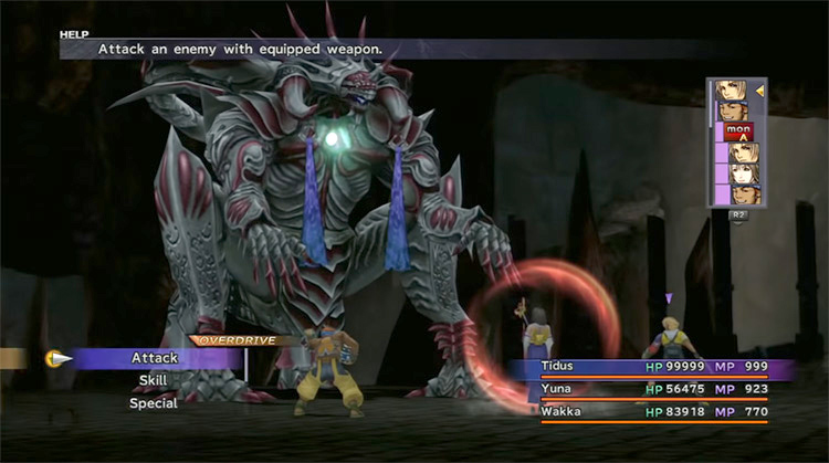 Ultima Weapon - Omega Ruins FFX Enemy