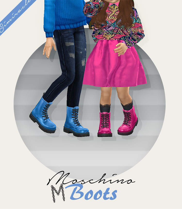 Moshino Boots for Sims 4
