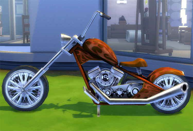 Sittable Motorcycle (TS3 Conversion) TS4 CC