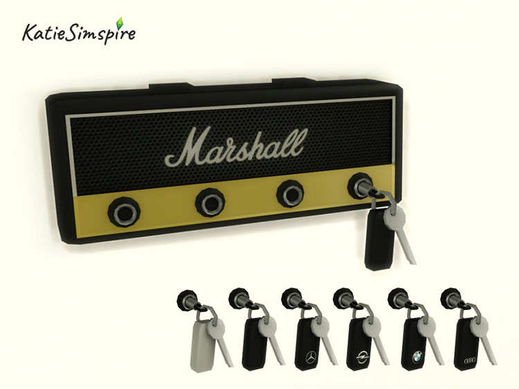Marshall Guitar Amp Key Holder / Sims 4 CC