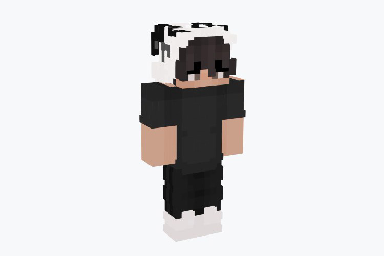 Panda Beanie (Boy) Minecraft Skin