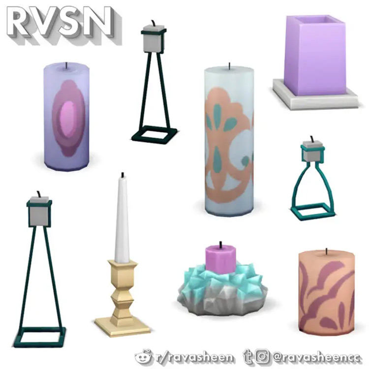 Candle With Care / Sims 4 CC