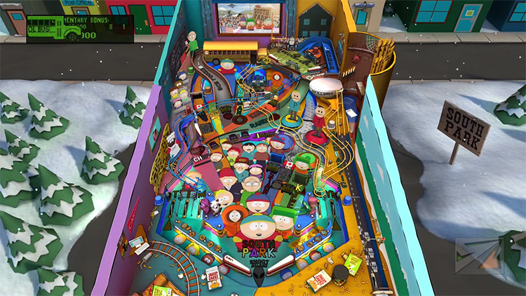 South Park Pinball Gameplay Screenshot