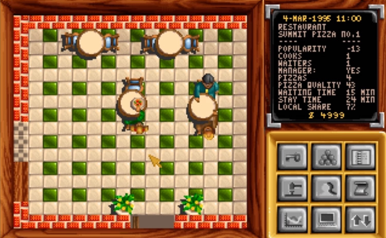 Pizza Tycoon gameplay screenshot
