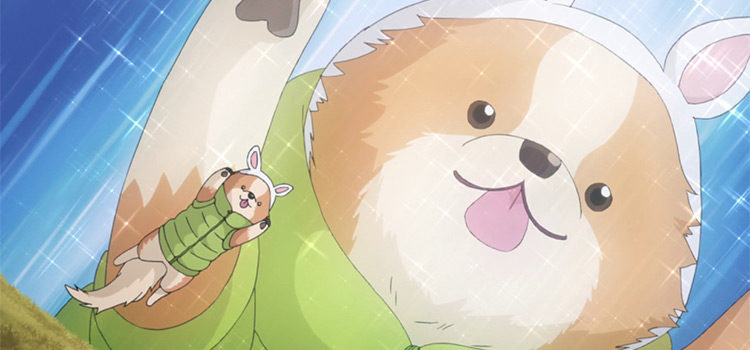 Chikuwa Yuru Camp doggy anime