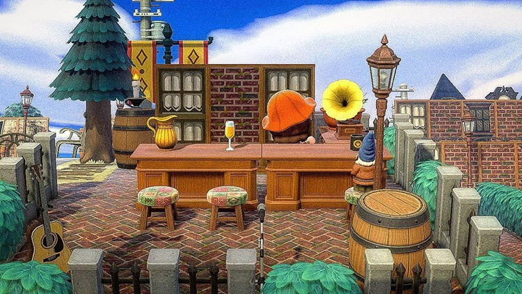 Outdoor pub during the daytime / ACNH Idea