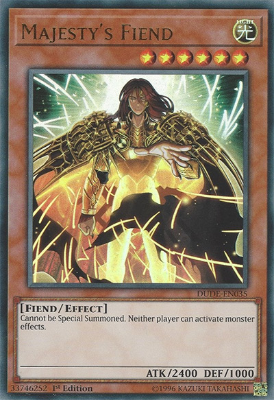 Majesty’s Fiend YGO Card