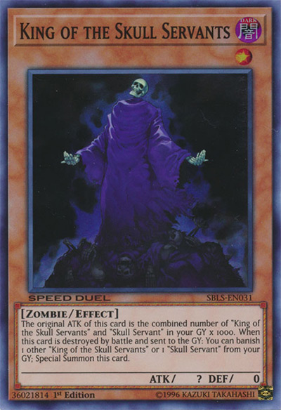 King of the Skull Servants YGO Card