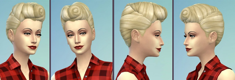 The ‘50s Hair Sims 4 CC