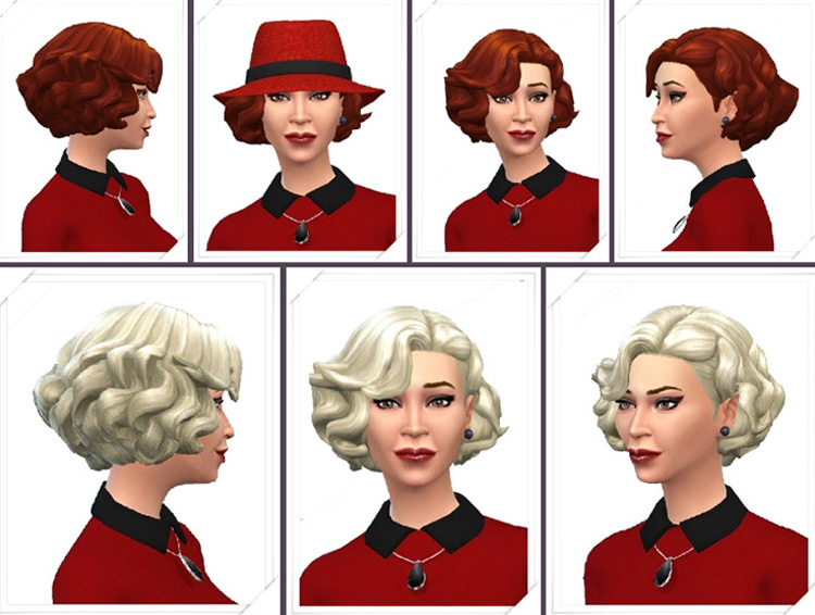 Lazy Curls for Sims 4