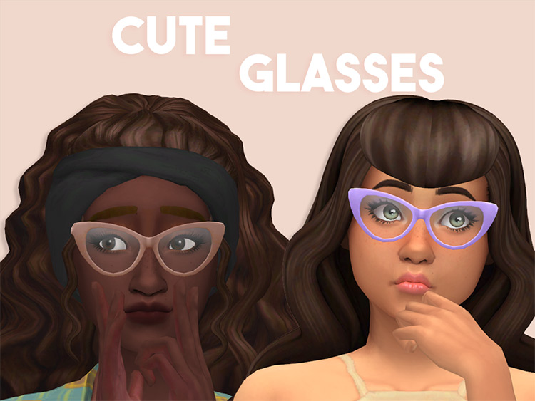 Cute Glasses for Sims 4