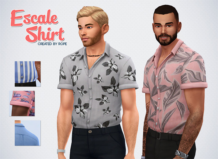 Escale Shirt Sims 4 CC