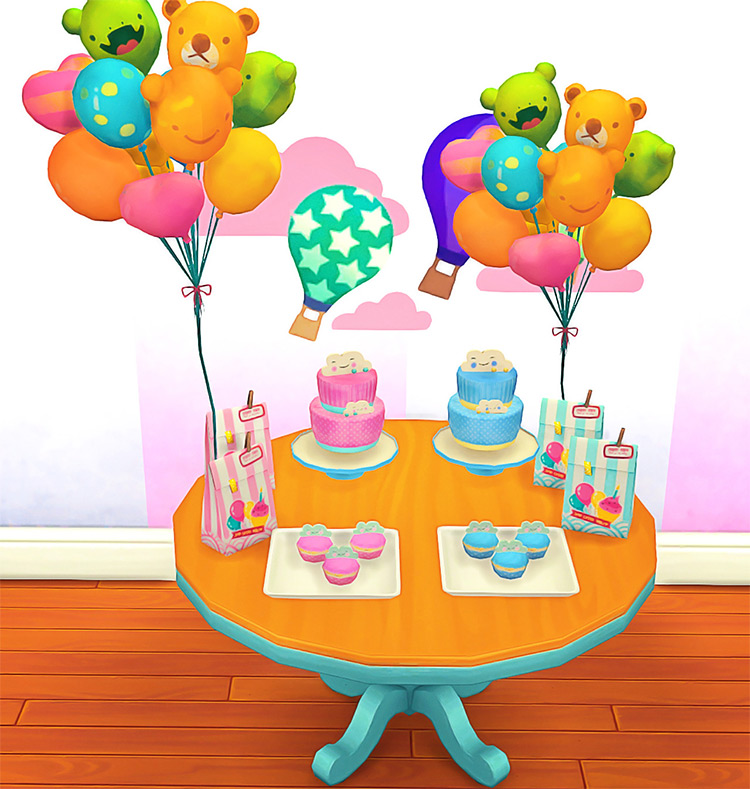 Josie Baby Shower Deco for Sims 4