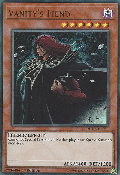 Vanity's Fiend Yu-Gi-Oh Card