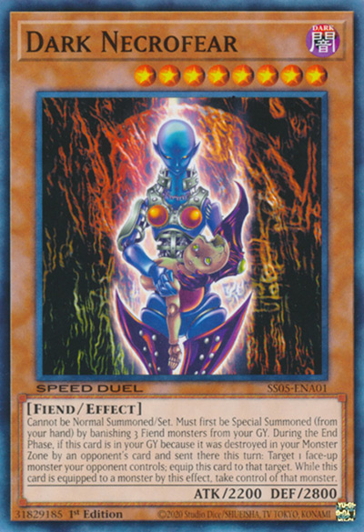 Dark Necrofear YGO Card