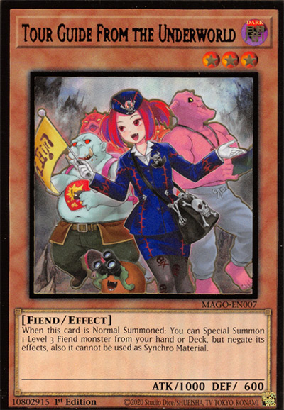 Tour Guide From The Underworld YGO Card