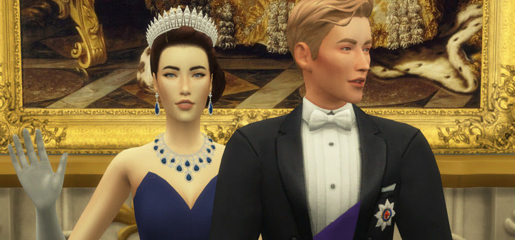 Royals Posing in The Sims 4
