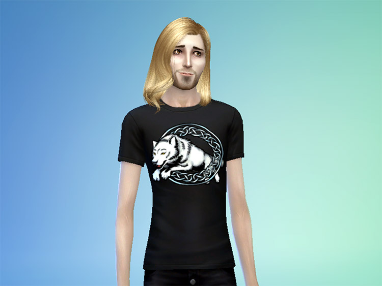 Leaping Wolf Guys t-shirt in TS4